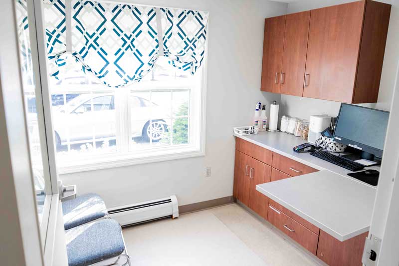 Private Entrance Exam Room